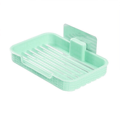 

Suction Wall Hollow Bathroom Drain Soap Tray Soap Box Soap Holder