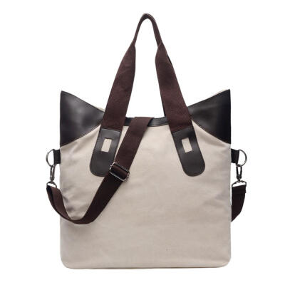 

Vintage Shoulder Messenger Handbags Women Canvas Crossbody Top-handle Bags
