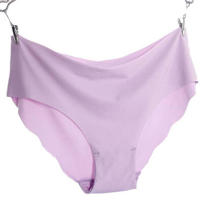 

2018 Hot Sale Fashion Women Seamless Ultra-thin Solid Underwear Girls s Panties Intimates Breathable briefs drop shipping V2