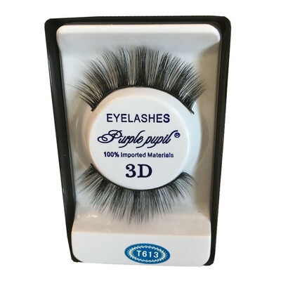 

〖Follure〗3D Soft 1 Pairs Long Makeup Cross Thick False Eyelashes Eye Lashes Nautral A