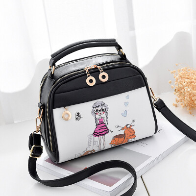 

Female bag 2018 new wild small square bag summer personality single shoulder Messenger bag Korean version of the tide bag female one generation