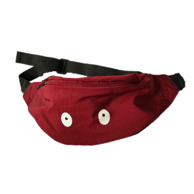 

Women Funny Eyes Pattern Crossbody Shoulder Pouch Chest Bag Fanny Waist Pack