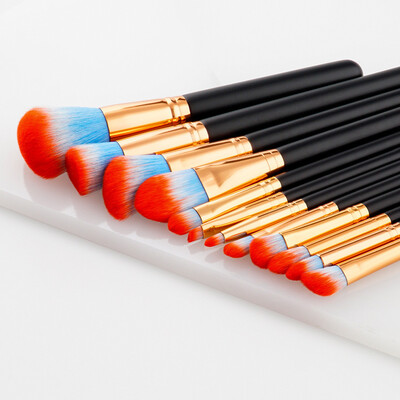 

Gobestart 12pcs Pro Makeup Brushes Set Foundation Powder Eyeshadow Eyeliner Lip Brush Tool