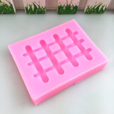 

Small Fence Bar Shan Mold Baking Decoration Fondant Decoration Cake Tool Chocolate Mold Fondant Silicone Mold Food-Grade