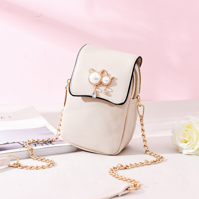 

Summer Baggage Girls New Fashion Mobile Bag Leisure Skew Baggage Fashion Mini Chain Baggage