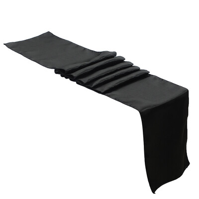 

Gobestart 30x275cm Satin Table Runner Wedding Reception Banquet Party Decoration