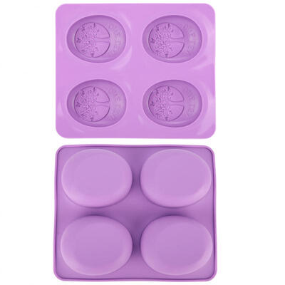 

Greensen 4 Grid Silicone DIY Candy Cookie Fondant Cake Chocolate Mold Baking Mould Decoration