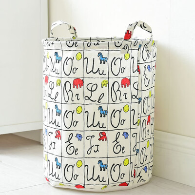 

Toponeto Cotton Linen Waterproof PE Coating Storage Basket Sundries Storage Box