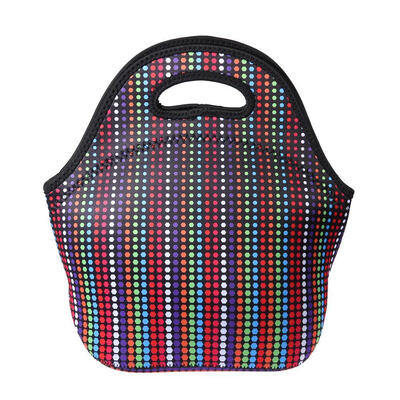 

Thermal Insulated Neoprene Lunch Bag Waterproof Cooler Picnic Food Tote Bag