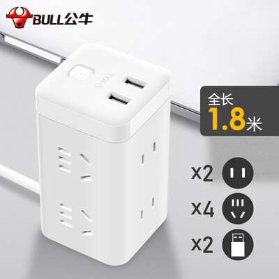 

Bull BULL GN-Y201J intelligent WIFI socket with power statistics function Jingdong Weilian mobile APP remote control wireless remote control with timing function