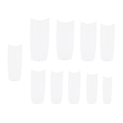 

500pcs Natural French False Acrylic UV Gel Half Nail Art Tips Tools Set