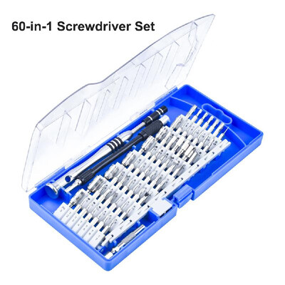 

60-in-1 Screwdriver Set Professional Screwdriver Multifunction Repair Tool Kit for Mobile Phone Watch Tablet PC&More