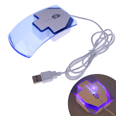 

Transparent Crystal Arrow Optical Mouse Mice for PC Laptop