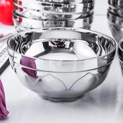 

115 Cm Stainless Steel Bowl Children Anti-Scalding Double Insulation Tableware
