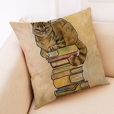 

〖Follure〗Cotton Linen Square Home Decorative Throw Pillow Case Sofa Waist Cushion Cover