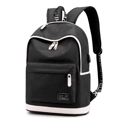 

Mengfanke shoulder bag men leisure travel backpack junior high school students schoolbag men&women fashion