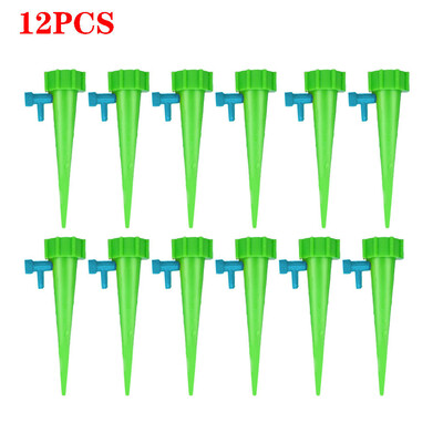 

Siaonvr 12Pcs Plant Water Dispenser Automatic Watering Adjustable Drip Irrigation Device