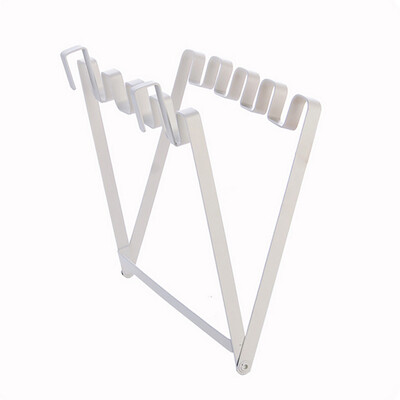

Toponeto Foldable Iron Garbage Bag Hanging Rack Kitchen Rubbish Bag Cupboard Storage