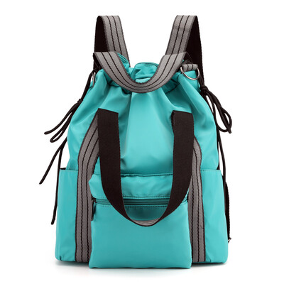 

Multi-functional fashion backpack for ladies with shoulder bags large capacity oblique bag simple handbag nylon bag