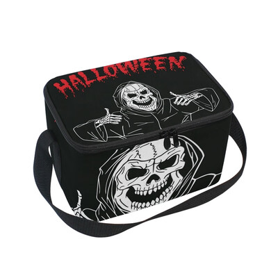 

ALAZA Lunch Box Insulated Lunch Bag Large Cooler Zombie Happy Halloween Tote Bag