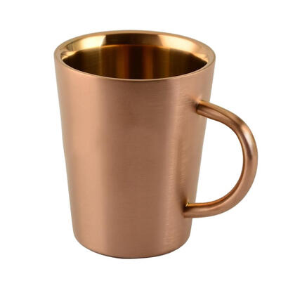 

Double Layer Coffee Cup Stainless Steel Anti Scald Coffee Bottle Milk Mug
