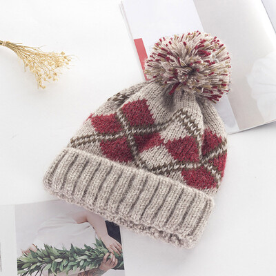 

Tailored Women Winter Keep Warm Crochet Ski Hat Braided Cap KH