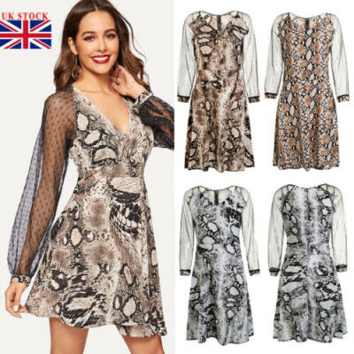 

Women Long Sleeve Loose Split Maxi Ladies V-neck Button Shirt Dress Sundress