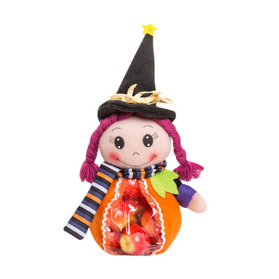 

〖Follure〗Halloween Cute Witches Candy Bag Packaging Children Party Storage Bag Gift A