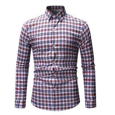 

Tailored Mens Autumn Fashion Shirt Casual Long Sleeve Beach Top Loose Casual Shirt Blouse