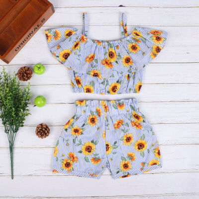 

Summer Baby Kids Girls Floral Romper Bodysuit Jumpsuit Outfits Clothes Sunsuit