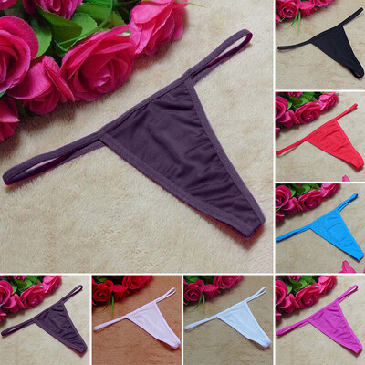 

Women Sexy Thongs G String Tanga Panties Seamless Ultrathin Backless Casual Soft