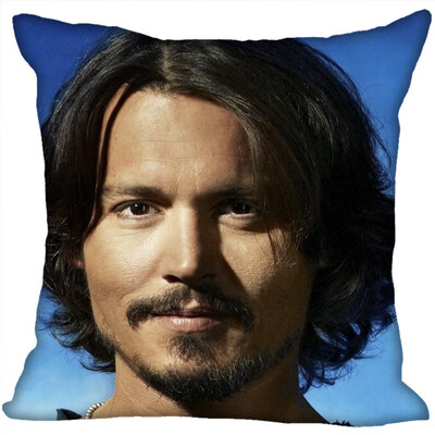 

Johnny Depp Pillow Case High Quality New Years Pillowcase Wedding Decorative Pillow Cover Gift For Children 35x35CM 35x35CM