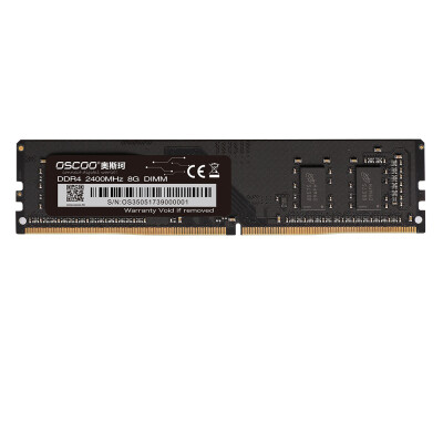 

OSCOO OSC-D4 P100 DDR4 8G RAM 2400MHz 288Pin 12V UDIMM Desktop Memory