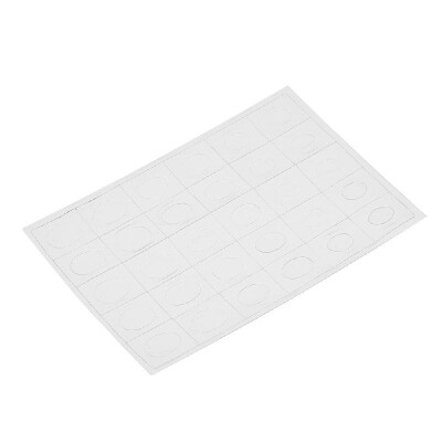 

1 Sheet 3D Nail Gem Hollow Stickers Japanese Transparent Plastic Decals Rhombus Oval Slider Nail Art Decoration Tool