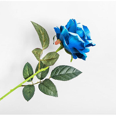 

Wholesale simulation silk flower single lover rose wedding arrangement road lead flower living room decoration fake flower home de