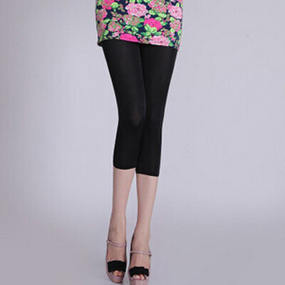 

Women Casual Leggings Stretchy Slim Fit Sports Yoga Solid Color Cropped Pants