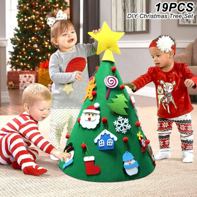 

DIY Christmas Tree Set Christmas Scene Decoration Jewelry Childrens Toys