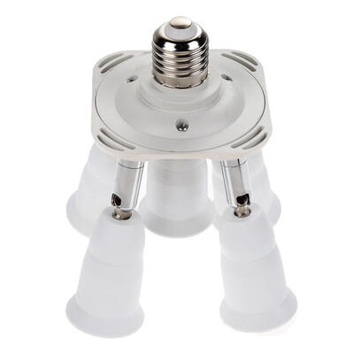 

Adjustable 345 in 1 E27 Base Light Lamp Bulb Adapter Holder Socket Splitt