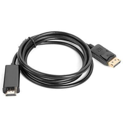 

18m Display Port to HDMI Cable Gold Plated 1080P DP to HDMI Adapter Cable