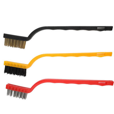 

Greensen Gas Stove Cleaning Brush 3 Packs Iron Brush Copper Brush Fiber Brush Decontamination Set