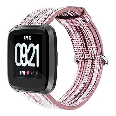 

〖Follure〗Fine Woven Nylon Adjustable Replacement Band Sport Strap For Fitbit Versa