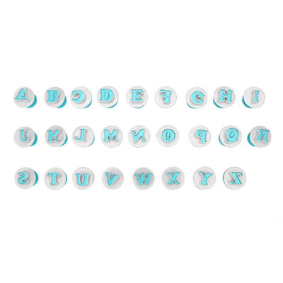 

26pcsSet Alphabet Letters Fondant Cake Spring Mold DIY Baking Cookie Mould