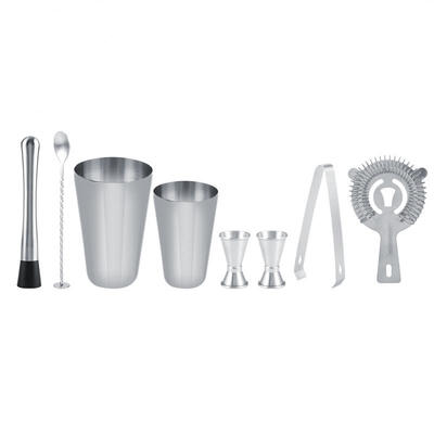 

Greensen 9pcs Set Stainless Steel Cocktail Set Kit Shaker Mixer Tools for Bar Household