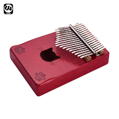 

Waltert WK-17MS Portable 17-key Kalimba Thumb Piano Mbira Maple Wood with Carry Bag Tuning Hammer Cleaning Cloth Stickers Musical