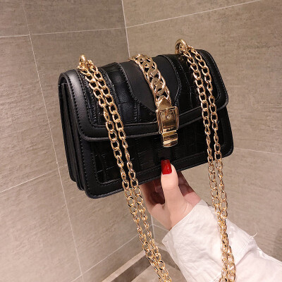 

Qiao Bani 2019 new European&American style fashion crocodile pattern small square bag trend single shoulder diagonal female bag factory direct sales