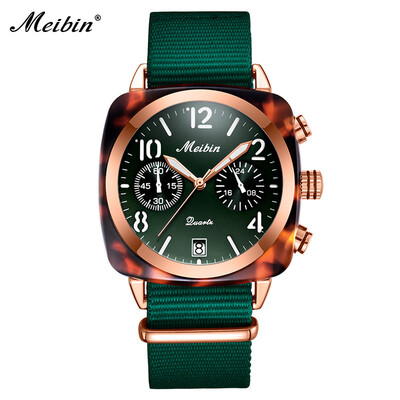 

Meibin genuine light luxury star with the same type of shaking sound network red watch female new sharp tide brand couple wat