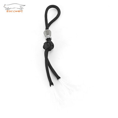 

EDCGEAR Titanium Alloy Knife Bead with Umbrella Rope Outdoor Camping Gadget