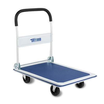 

Ktaxon Platform Truck Handy Cart Foldable Hand Trolley Truck Heavy Duty Warehouse Folding Hand Dolly Cart 330lbs