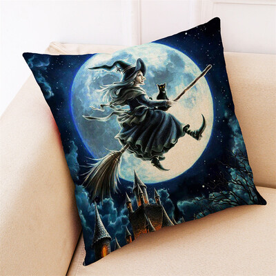 

Siaonvr Home Decor Cushion Cover Happy Halloween Throw Pillowcase Pillow Covers