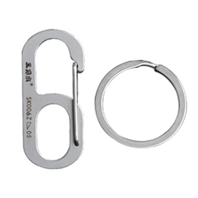 

Outdoor Multifunctional Stainless Steel Key Chain Ring Carabiner Clip Backpack Clasp Snap Hooks